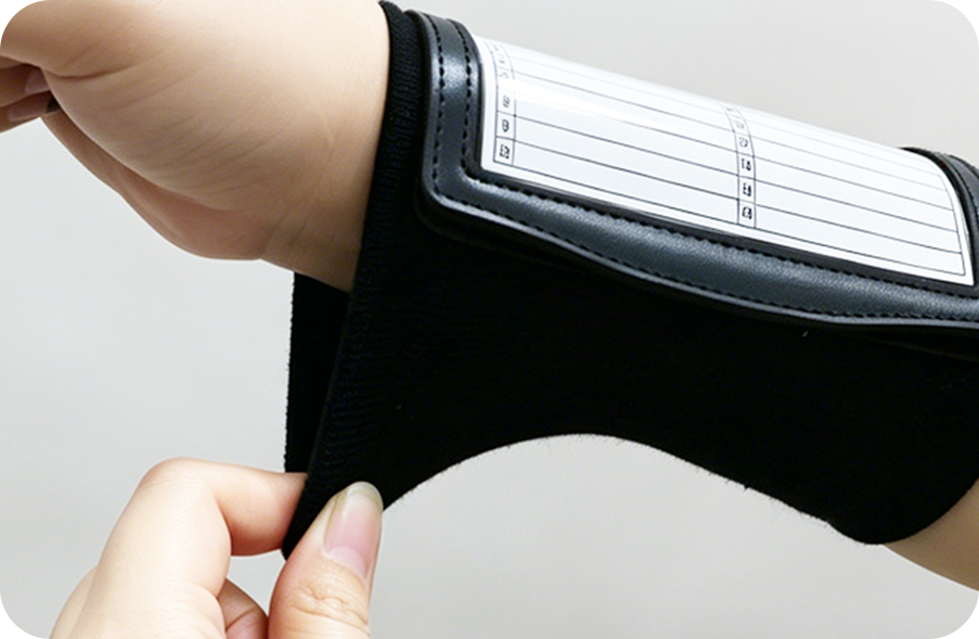 Design élastique du poignet tactique adapté aux adultes et aux enfants